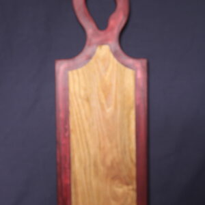 Charcuterie Board Genuine Cherry Wood Burgundy Boarder