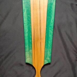 Charcuterie Board Ambrosia Maple Wood with Green Border