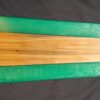 Charcuterie Board Ambrosia Maple Wood with Green Border
